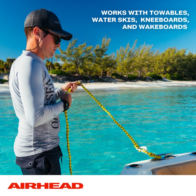 Airhead Heavy Duty Tow Harness for 1-4 Rider Towable Tubes, Water Skis, Wakesurf Boards and Wakeboards, 16-Feet - Image 5